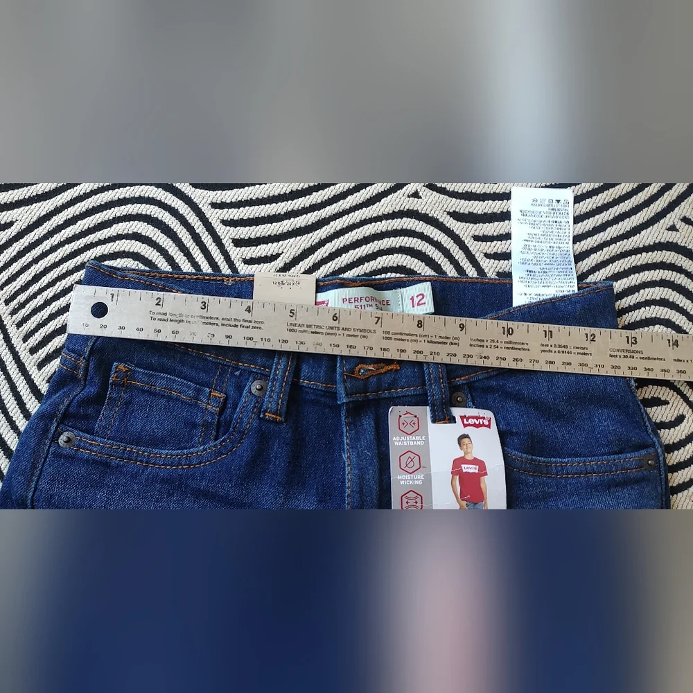 Levi's Blue Slim Fit Jeans Big Boy - Picture 9 of 9